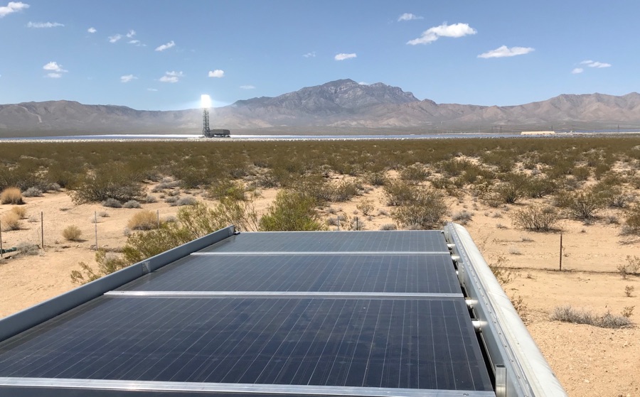 Die 555 Wp Solaranlage auf dem Dach