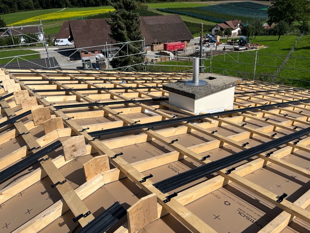 solide unterkonstruktion für die panelen